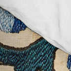 Shakhrisyabz Suzani Joynamoz Uzbekistan Floral Embroidery Print Comforter Gallery Image 4