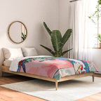 Cockatoo Vase on Painterly Pink Comforter Gallery Image 2