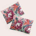 Cockatoo Vase on Painterly Pink Pillow Sham Gallery Image 3