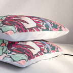 Cockatoo Vase on Painterly Pink Pillow Sham Gallery Image 3