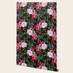 Red Floral Garden Wallpaper Gallery Image 2