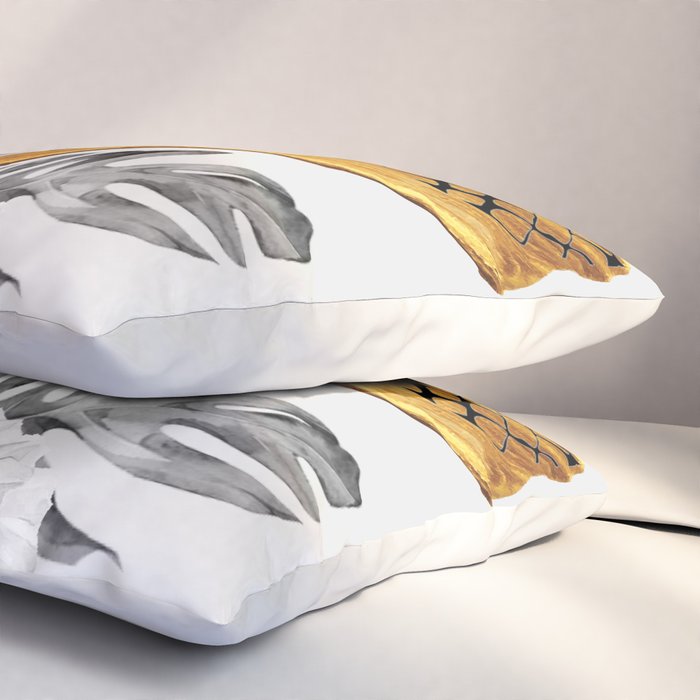 collage art (girl) Pillow Sham Gallery Image 3