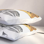 collage art (girl) Pillow Sham Gallery Image 3