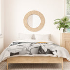 collage art (girl) Duvet Cover Gallery Image 3
