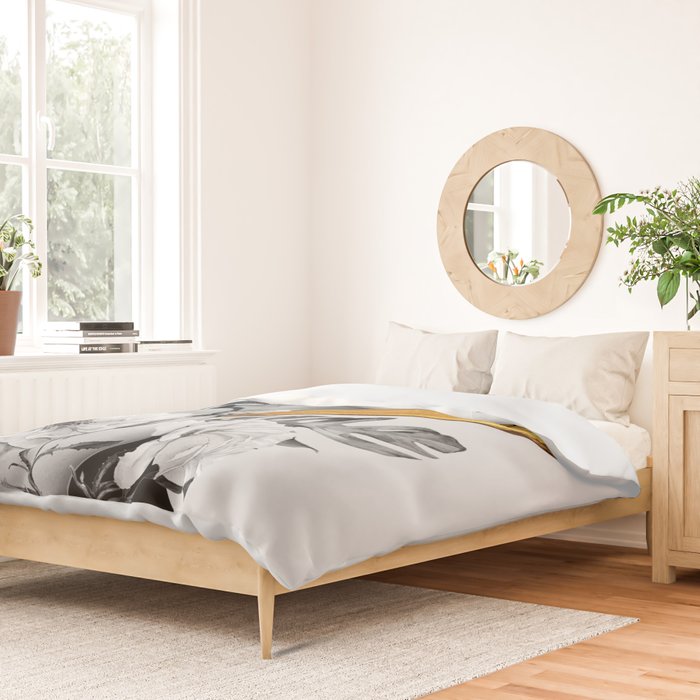 collage art (girl) Duvet Cover Gallery Image 2