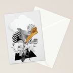 collage art (girl) Stationery Card Gallery Image 2