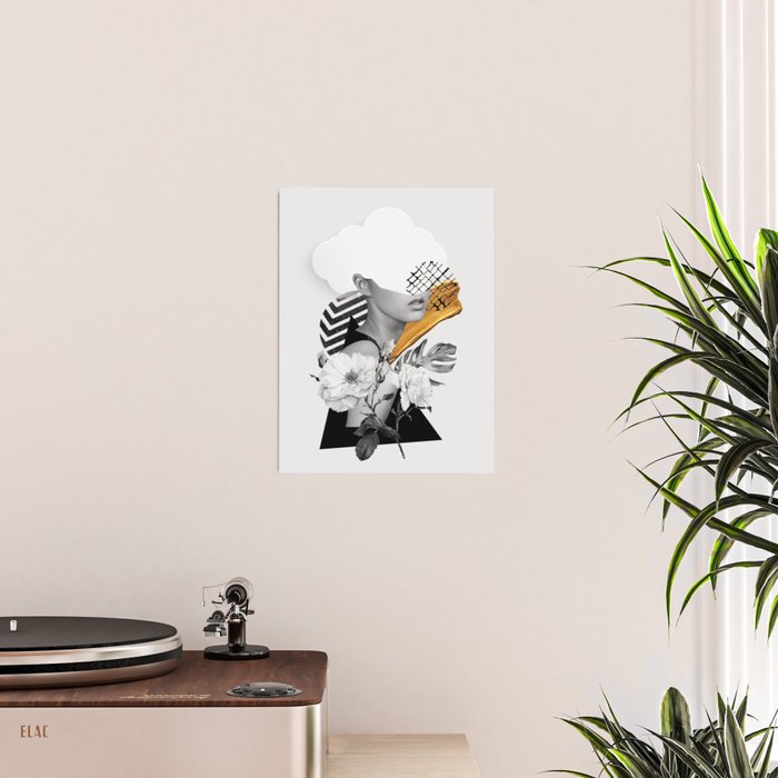 collage art (girl) Poster Gallery Image 2