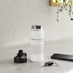 The Man in the Arena by Theodore Roosevelt Water Bottle Gallery Image 4
