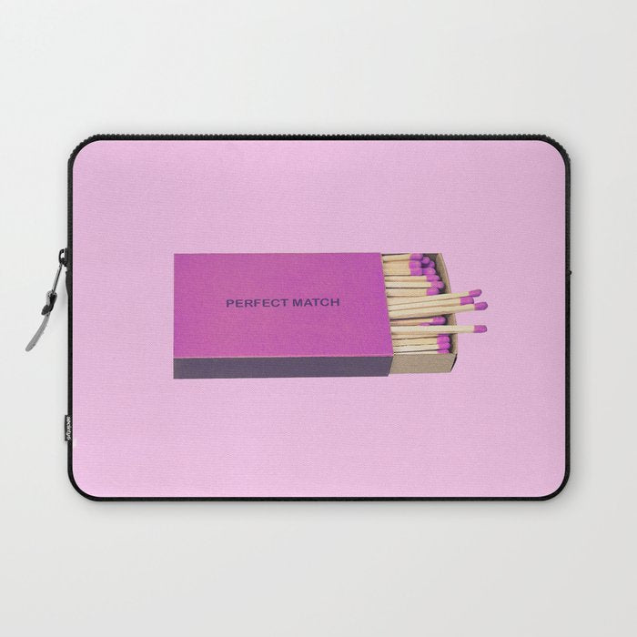 perfect match pink Laptop Sleeve Gallery Image 1