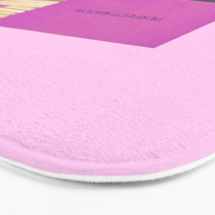 perfect match pink Bath Mat Gallery Image 3