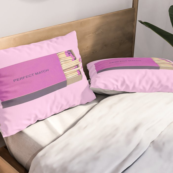 perfect match pink Pillow Sham Gallery Image 2