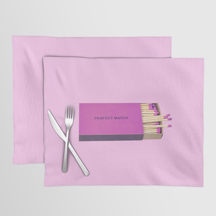 perfect match pink Placemat Gallery Image 1