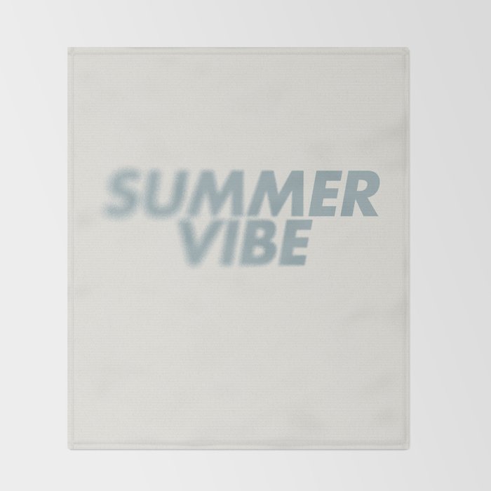 SUMMER VIBE Throw Blanket Gallery Image 2