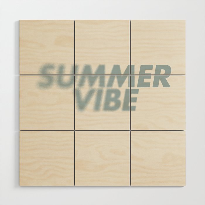 SUMMER VIBE Wood Wall Art Gallery Image 1