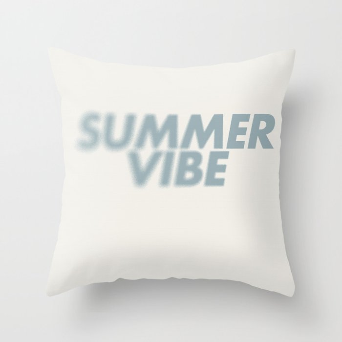 SUMMER VIBE Throw Pillow Gallery Image 1