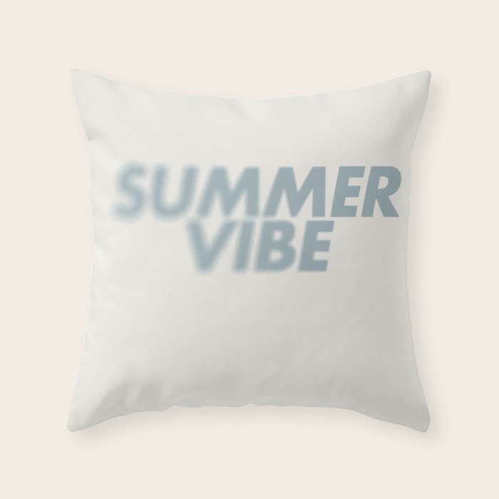 SUMMER VIBE Throw Pillow Gallery Image 1