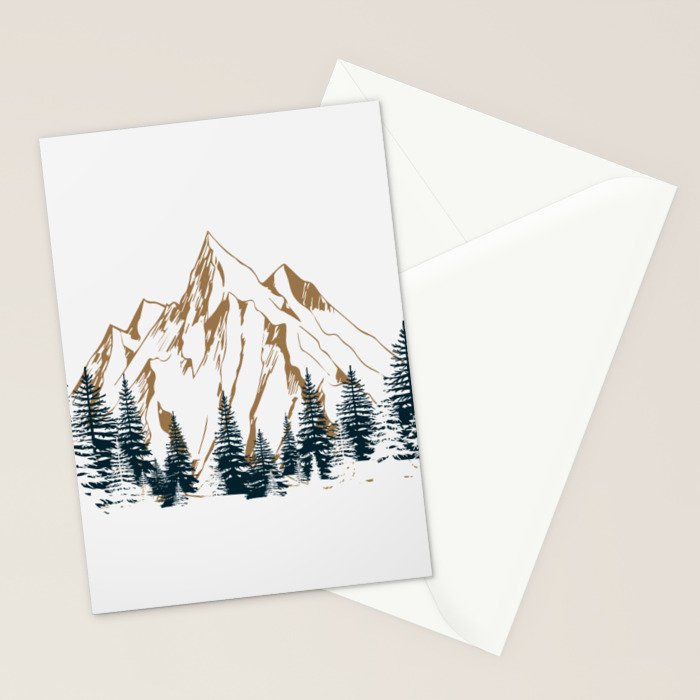 mountain 4 Stationery Card Gallery Image 2
