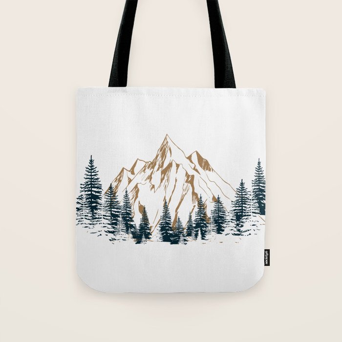mountain 4 Tote Bag Gallery Image 1