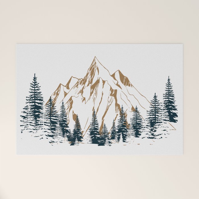 mountain 4 Welcome Mat Gallery Image 1