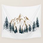 mountain 4 Wall Tapestry Gallery Image 4