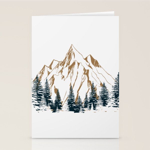 mountain 4 Stationery Card Gallery Image 1