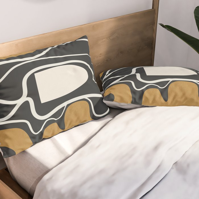 Minimal Abstract Form 1 Pillow Sham Gallery Image 2