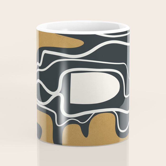 Minimal Abstract Form 1 Coffee Mug Gallery Image 4