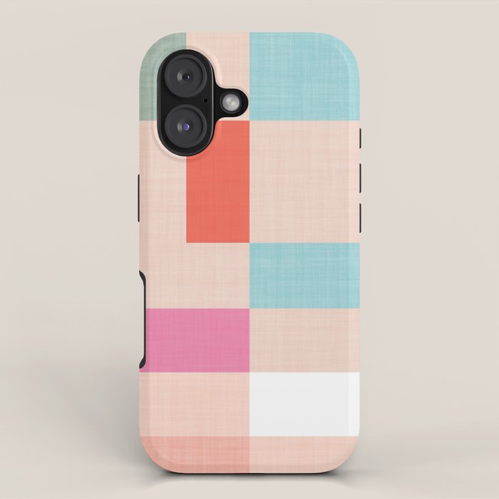 Playful Check Summer Plaid Pattern iPhone Case Gallery Image 1