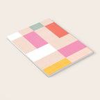 Playful Check Summer Plaid Pattern Notebook Gallery Image 3