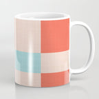 Playful Check Summer Plaid Pattern Coffee Mug Gallery Image 1