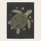 Turtle with Flowers Poster Gallery Image 4