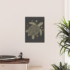 Turtle with Flowers Poster Gallery Image 2