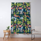 Succulent Garden Navy Window Curtain Gallery Image 5