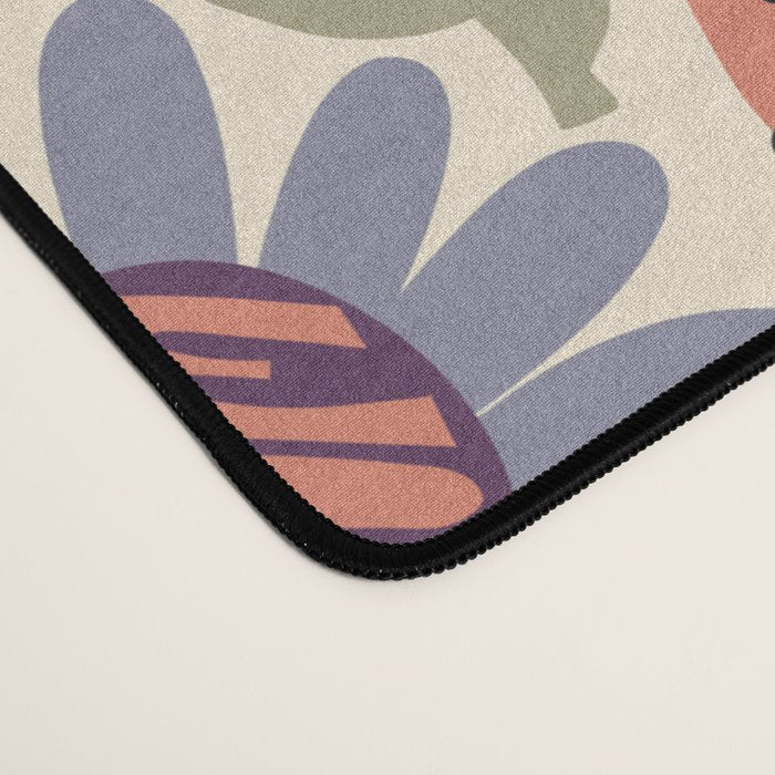 Playful Meadow Cute Animals with Motivational Affirmations - Soft Regal Desk Mat Gallery Image 4