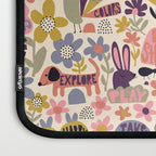 Playful Meadow Cute Animals with Motivational Affirmations - Soft Regal Laptop Sleeve Gallery Image 3