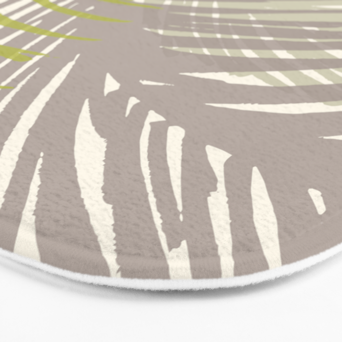 Abstract Palm Tree Bath Mat Gallery Image 3
