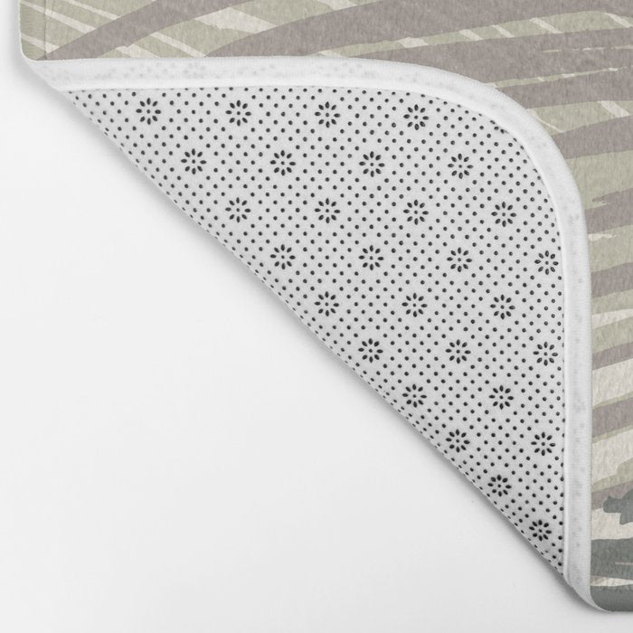 Abstract Palm Tree Bath Mat Gallery Image 2