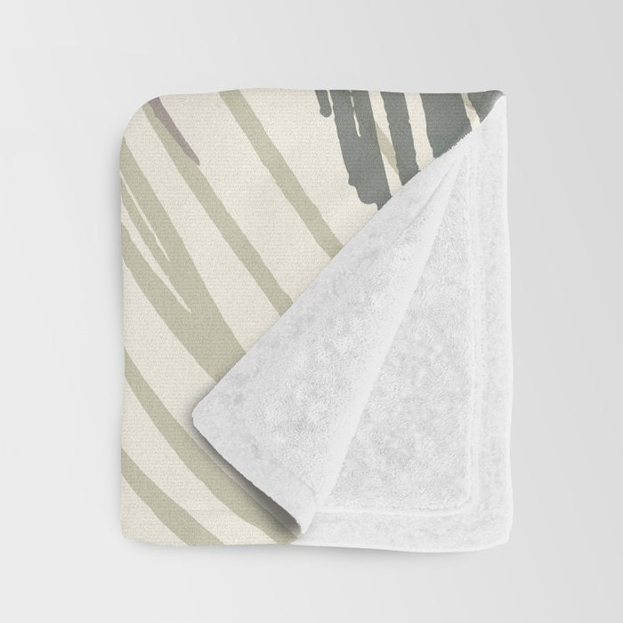 Abstract Palm Tree Throw Blanket Gallery Image 3