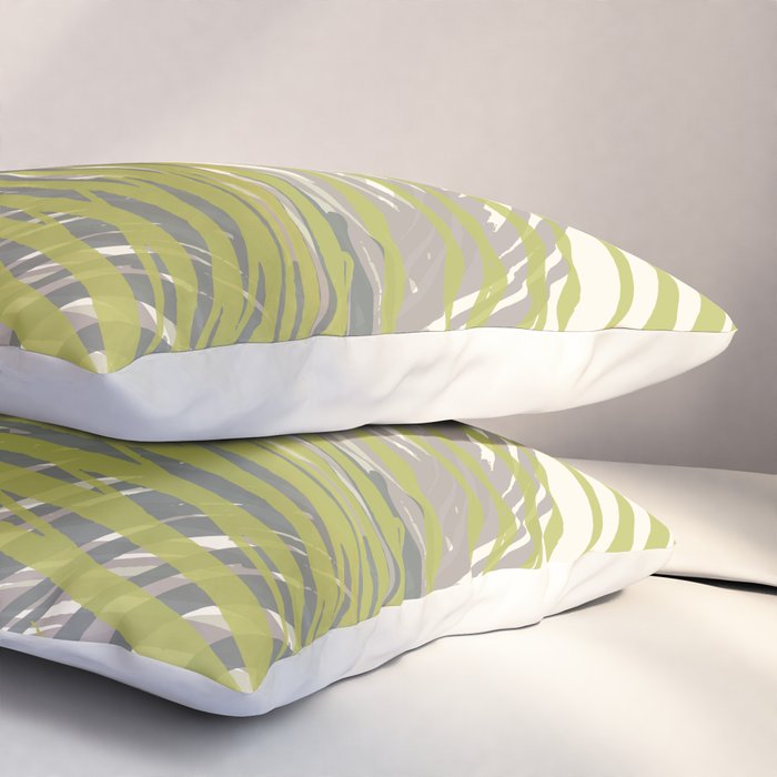 Abstract Palm Tree Pillow Sham Gallery Image 3