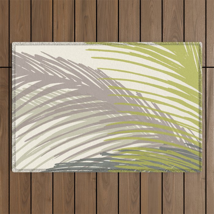 Abstract Palm Tree Outdoor Rug Gallery Image 1