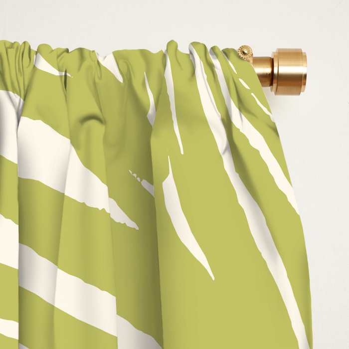 Abstract Palm Tree Window Curtain Gallery Image 2