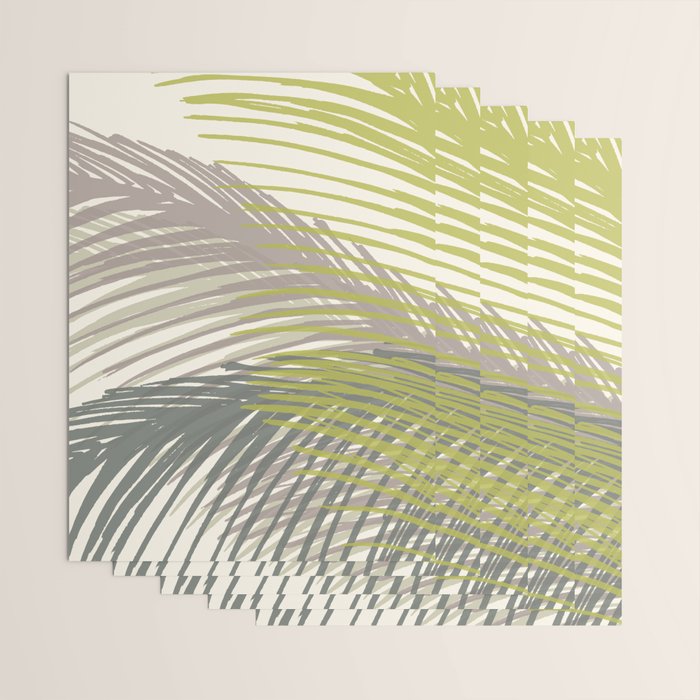 Abstract Palm Tree Wrapping Paper Gallery Image 3