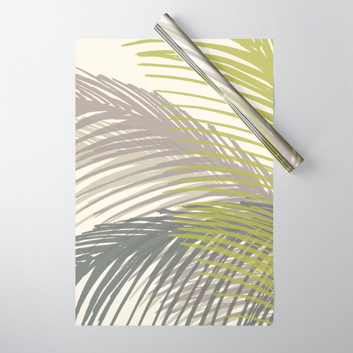 Abstract Palm Tree Wrapping Paper Gallery Image 1