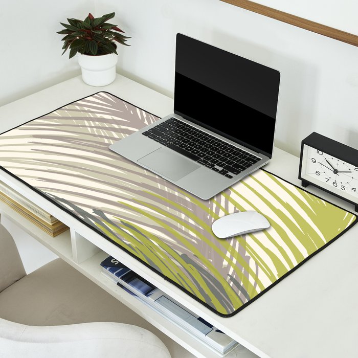 Abstract Palm Tree Desk Mat Gallery Image 2