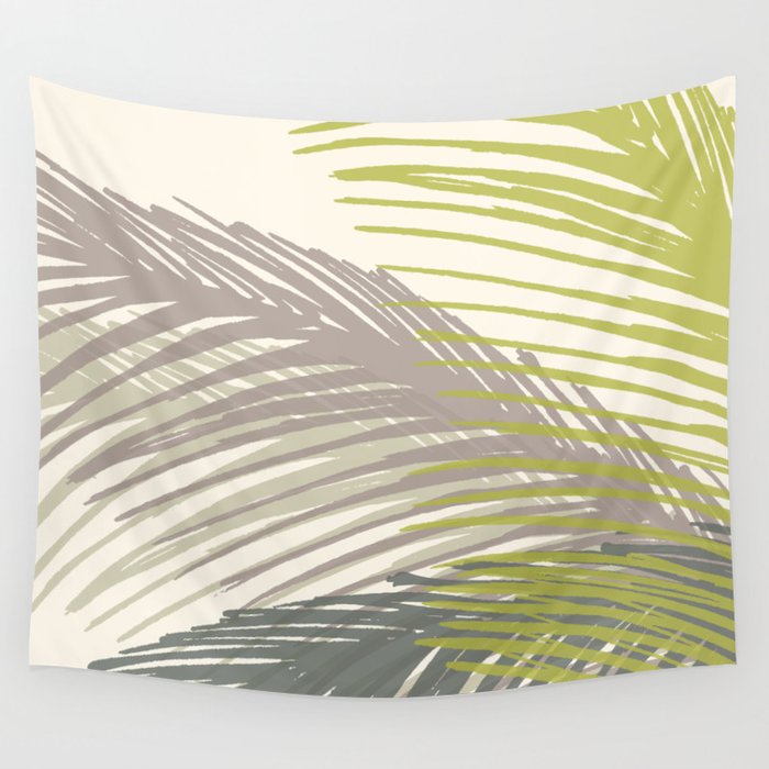 Abstract Palm Tree Wall Tapestry Gallery Image 4