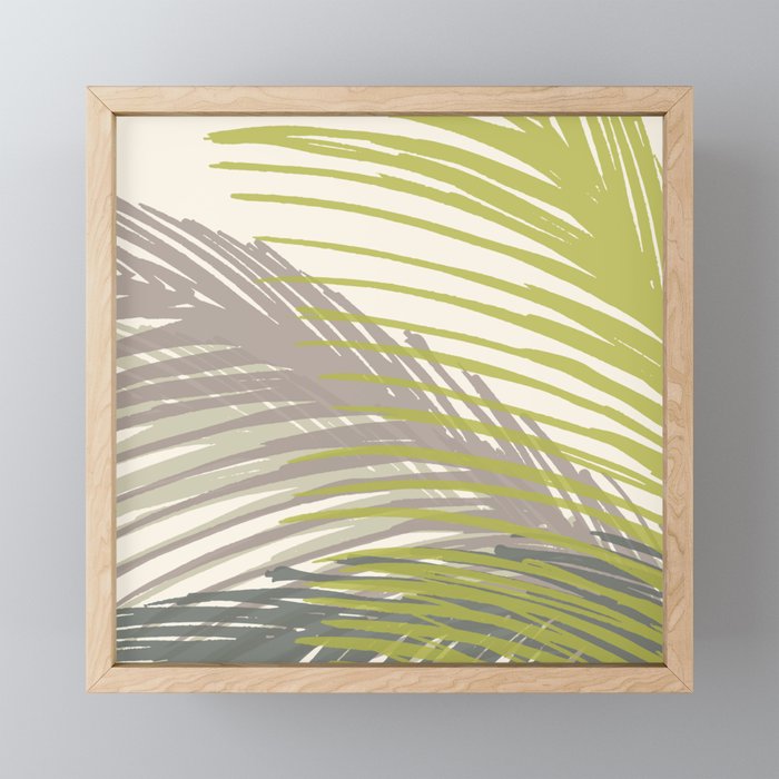 Abstract Palm Tree Mini Art Print Gallery Image 1