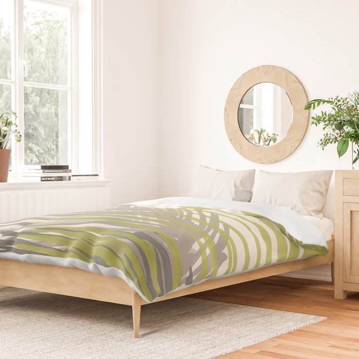 Abstract Palm Tree Duvet Cover Gallery Image 2