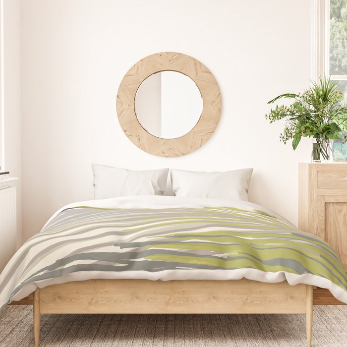 Abstract Palm Tree Duvet Cover Gallery Image 3