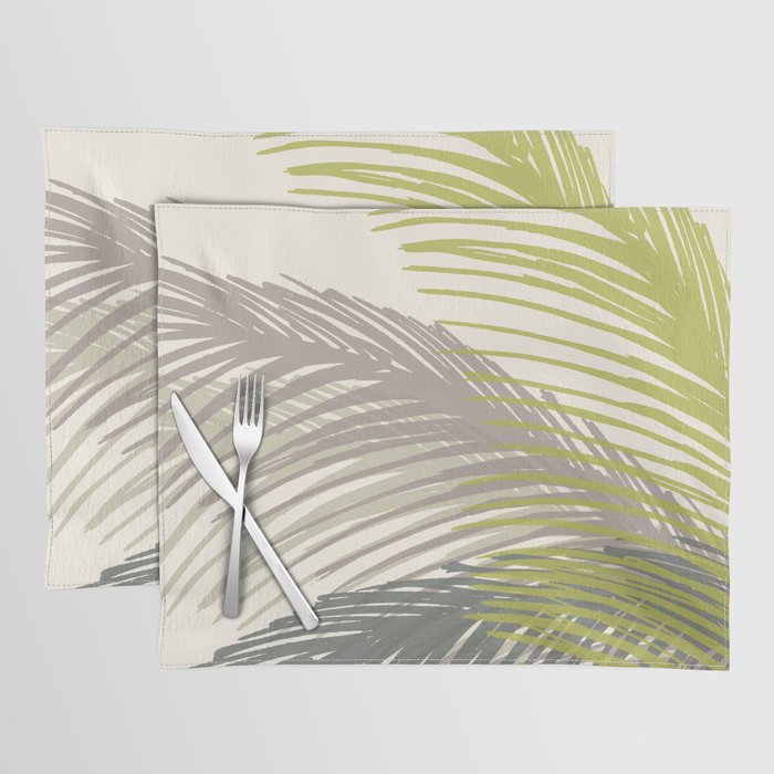 Abstract Palm Tree Placemat Gallery Image 1