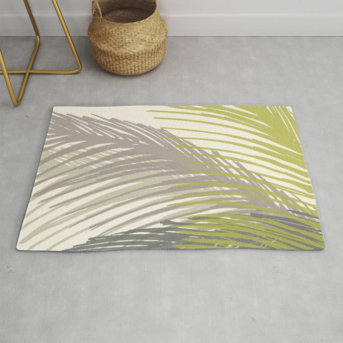 Abstract Palm Tree Rug Gallery Image 1